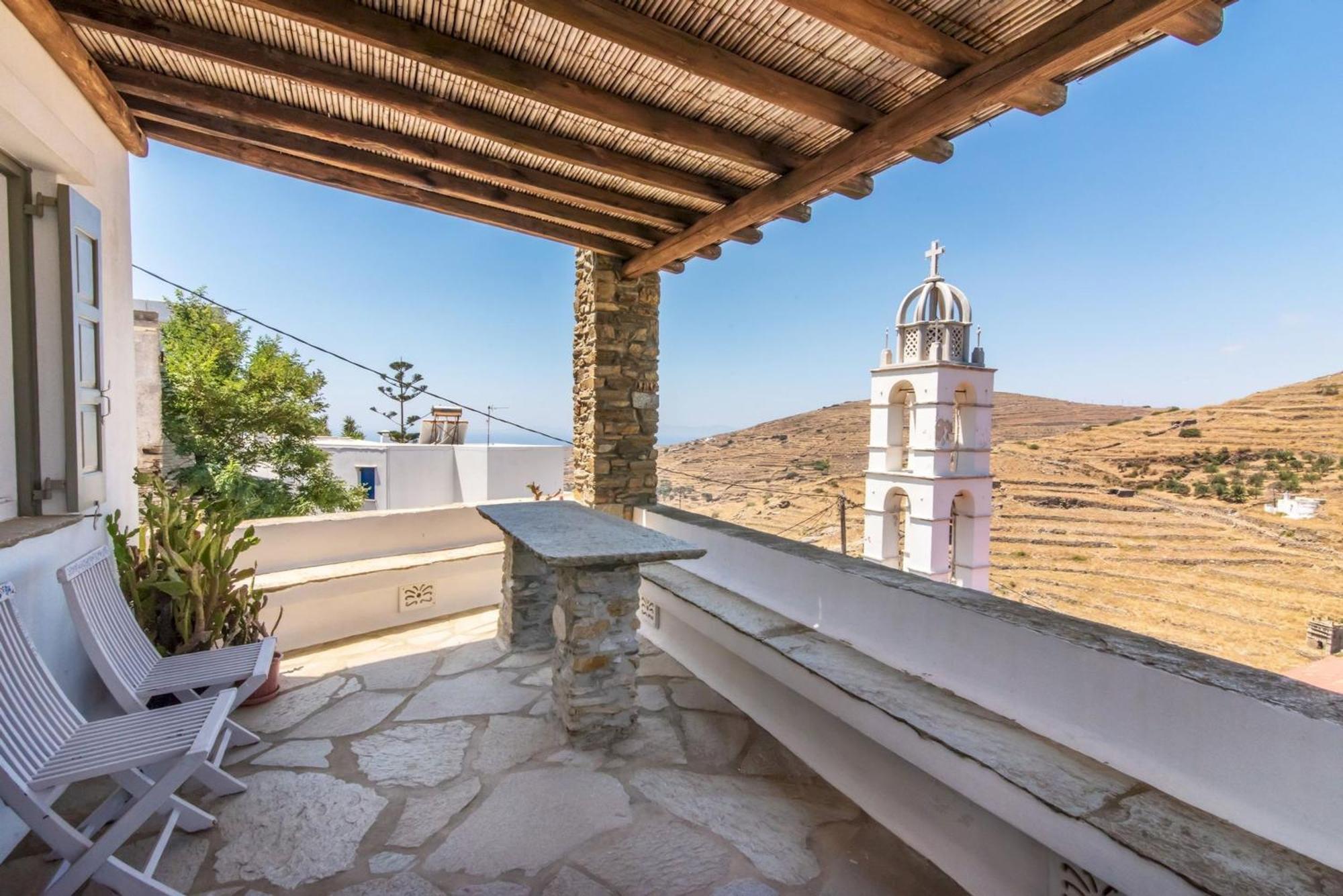 Gladiolus House - Tinos Villa Tzados Bagian luar foto
